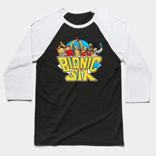 Bionic Six logo Baseball T-Shirt